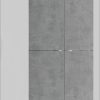 INOSIGN Highboard Basic | 162 cm hoch, 102 cm breit | 4-türige Kommode mit Metallgriffen & viel Stauraum | Italian Design | FSC®-Holz | Farbauswahl weiß Hochg Kommoden & Sideboards INOSIGN