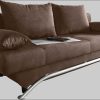 Jockenhu00F6fer Gruppe INOSIGN Schlafsofa Alexander N1506 mit Bettfunktion - Samtoptik Dunkelgrau - Boxspringfederung - Inkl. Bettkasten und Zierkissen braun Sofas
