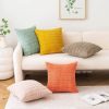 Interior by Hakito Premium Dekokissen 2er Set mit Füllkissen – Mosa Design Kissenbezug 60x80cm für Sofa & Bett | Hochwertige Polyesterfüllung Senf Interior by Hakito Dekoration