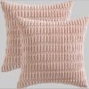 Interior by Hakito Premium Dekokissen 2er Set mit Füllkissen – Mosa Design Kissenbezug 60x80cm für Sofa & Bett | Hochwertige Polyesterfüllung Rose Dekoration Interior by Hakito