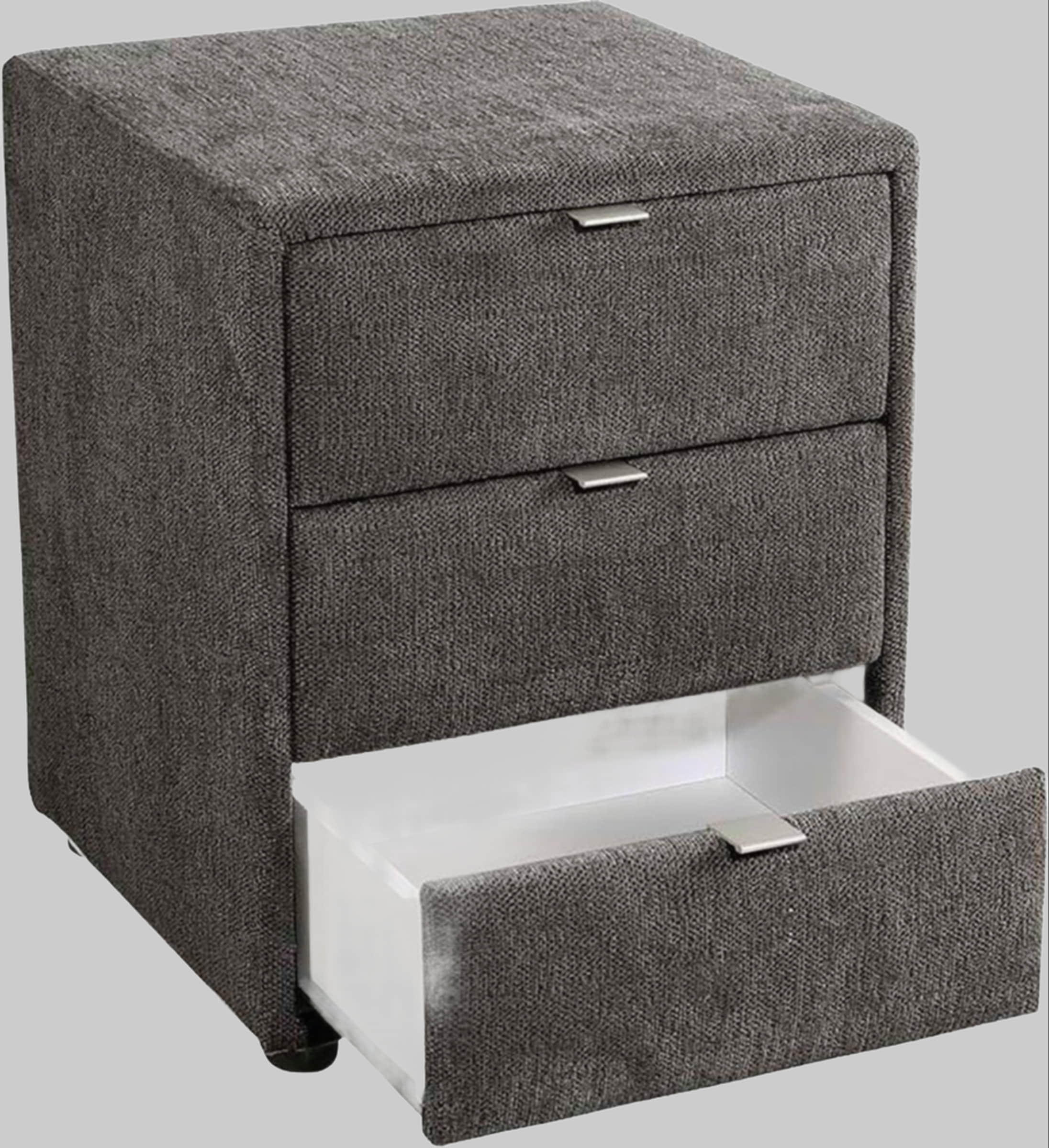Jockenhöfer Gruppe Nachtkonsole »Lore« – Elegant & Funktional mit LED-Beleuchtung & 3 Schubladen dunkelgrau Jockenhu00F6fer Gruppe Kommoden & Sideboards