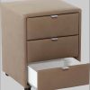 Jockenhu00F6fer Gruppe Jockenhöfer Gruppe Nachtkonsole »Lore« – Elegant & Funktional mit LED-Beleuchtung & 3 Schubladen schlamm 51 Kommoden & Sideboards