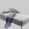 Jockenhöfer Gruppe Recamiere Roy - Chaiselongue mit Bettfunktion, Federkern & Bettkasten (200x90 cm) - Flexibel links/rechts montierbar hellgrau Jockenhu00F6fer Gruppe Sofas