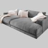 KAWOLA Big-Sofa MADELINE | XXL Komfortsofa in Cord oder Stoff | 220cm Breite | Relaxfunktion | Für 3-4 Personen grau KAWOLA Sofas