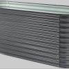 KONIFERA Premium Galvanized Steel Raised Garden Bed - 240x80x82cm - Weather-Resistant & Ergonomic Design anthrazit Garten & Balkon KONIFERA
