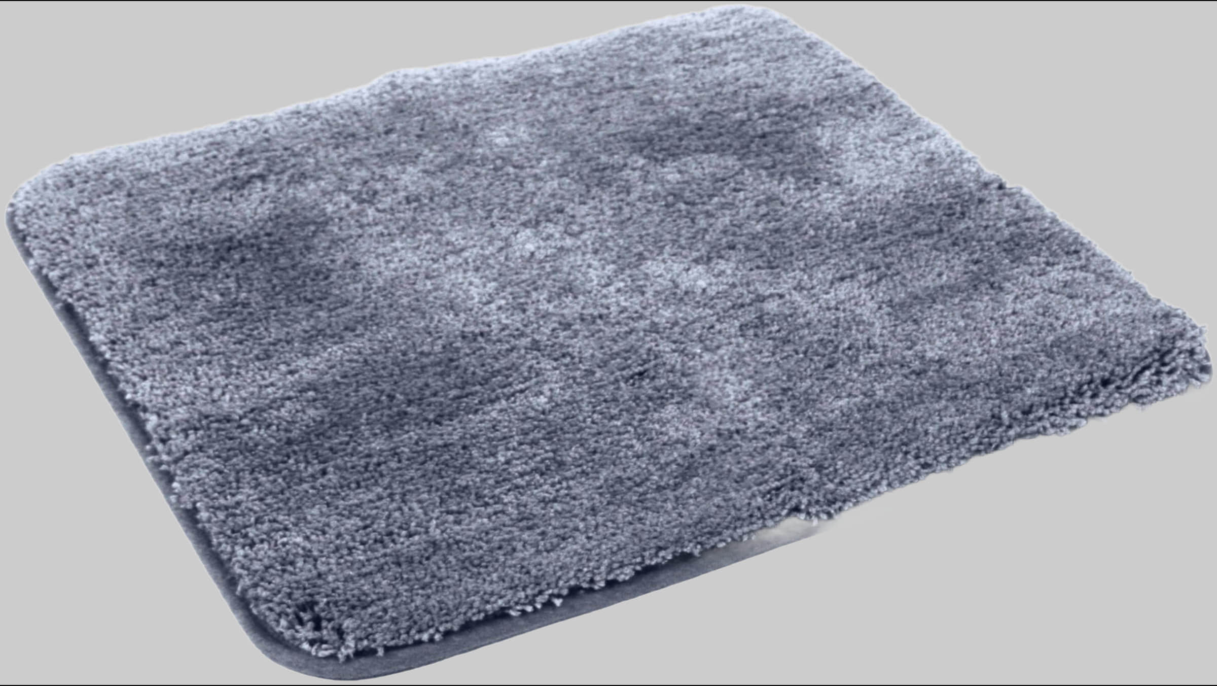 Kinzler Premium Badematte »Chaozhou« - XXL Flauschig (20 mm), rutschhemmend, fußbodenheizungsgeeignet, Polyester Mikrofaser, Badezimmerteppich in Uni-Farben - 60x100 cm jeansblau KiNZLER Badematten