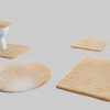 Kleine Wolke RELAX Badteppich 60x100 cm Rubinrot | 30 mm Flor | rutschhemmend | fußbodenheizungsgeeignet | Öko-Tex® Standard 100 champagner Kleine Wolke Badematten