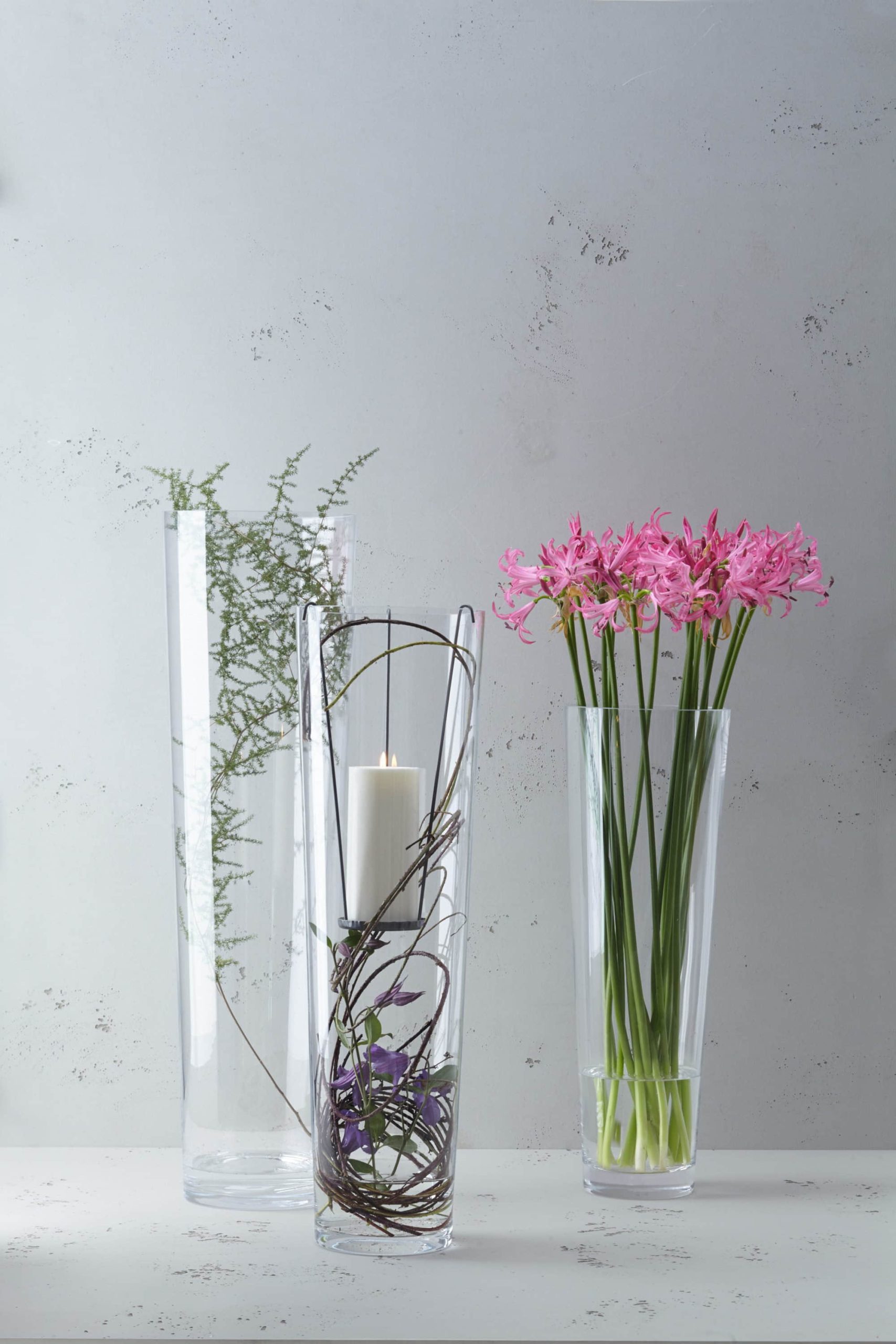 LEONARDO Bodenvase »Dekovase KONISCH« (70 cm) – Handgefertigtes Glas-Unikat für stilvolle Raumgestaltung | Exklusivdesign Dekoration LEONARDO