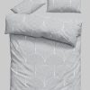 Leonique Leonique Bettwäsche »Matilda« 135x200/155x220 cm | 100% Baumwolle | Skandinavisches Design | OEKO-TEX® zertifiziert | Nachhaltige Produktion grau Bettwäsche