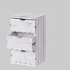 MCW Schubkastenkommode MCW-C62-K – 3 Schubladen Shabby-Look Vintage Weiß | Paulowniaholz | 74x30x25 cm | Fertig montiert weiß-shabb Kommoden & Sideboards MCW