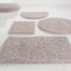 Mu00F6ve Möve Badematte 'Superwuschel' | 40mm hoch | Rutschhemmend | Schnelltrocknend | Verschiedene Größen (50x80cm/60x100cm) | Microfaser | Badezimmerteppich in Weiß/Grau/Beige cashmere Badematten