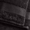 Handtücher Next Next Premium Egyptian Cotton Bath Towel - 600 GSM Ultra Soft Handtuch (1-Piece) | Luxury Spa Quality | OEKO-TEX Certified Black