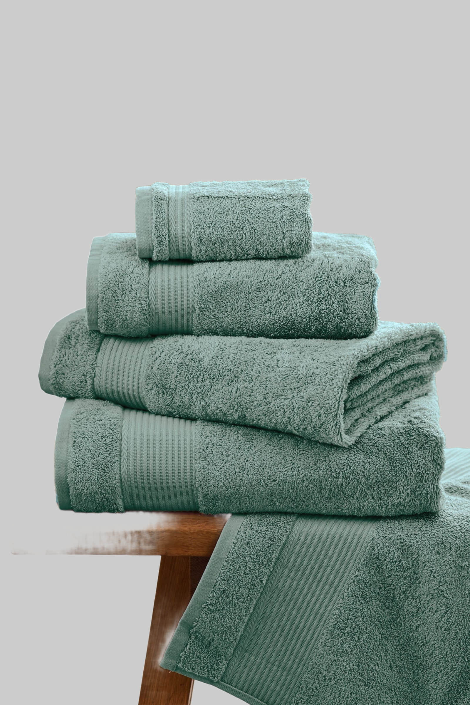 Next Next Premium Egyptian Cotton Bath Towel - 600 GSM Ultra Soft Handtuch (1-Piece) | Luxury Spa Quality | OEKO-TEX Certified Green Soft Handtücher