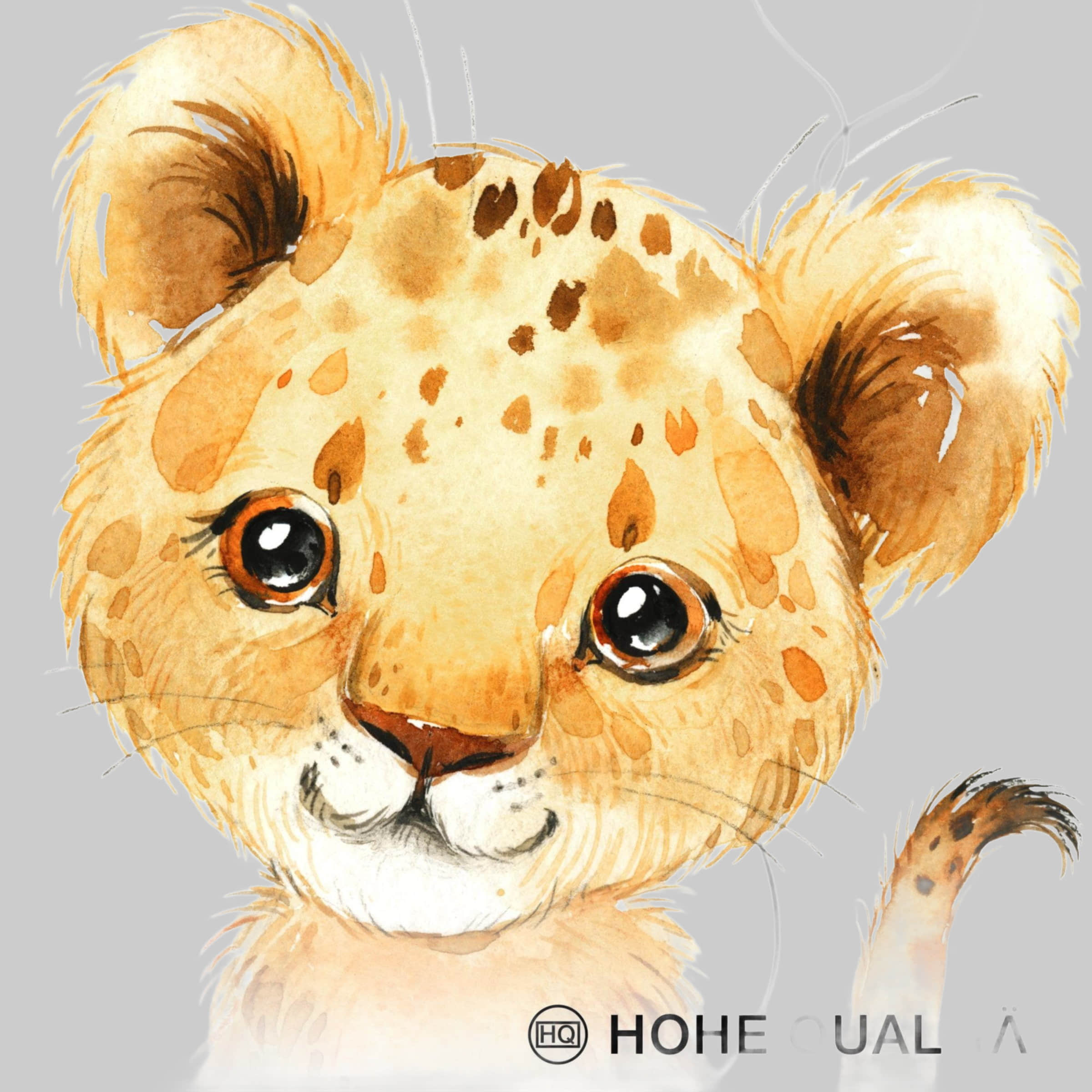 Novart Wandbilder-Set Tiere für Kinderzimmer - 4 Bilder 30x40 cm Aufhängefertig | Hochwertiger Druck | Made in Germany blau Dekoration Novart