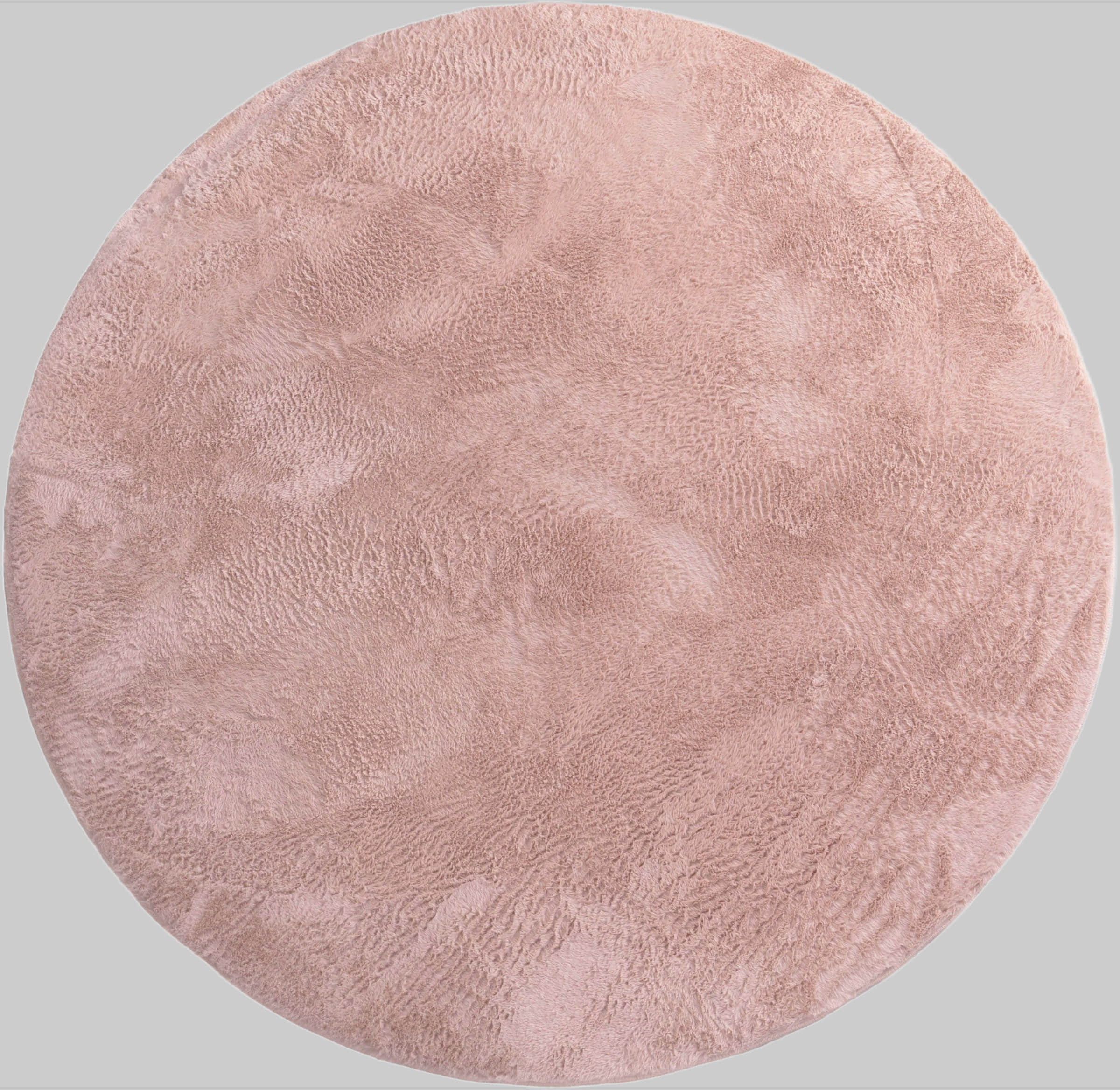 Paco Home Fellteppich »Kunstfell Soft 380« – Rund, 14 mm Hochflor, Kuschelweich – Premium Qualität für Wohnzimmer & Schlafzimmer pink Teppiche Paco Home