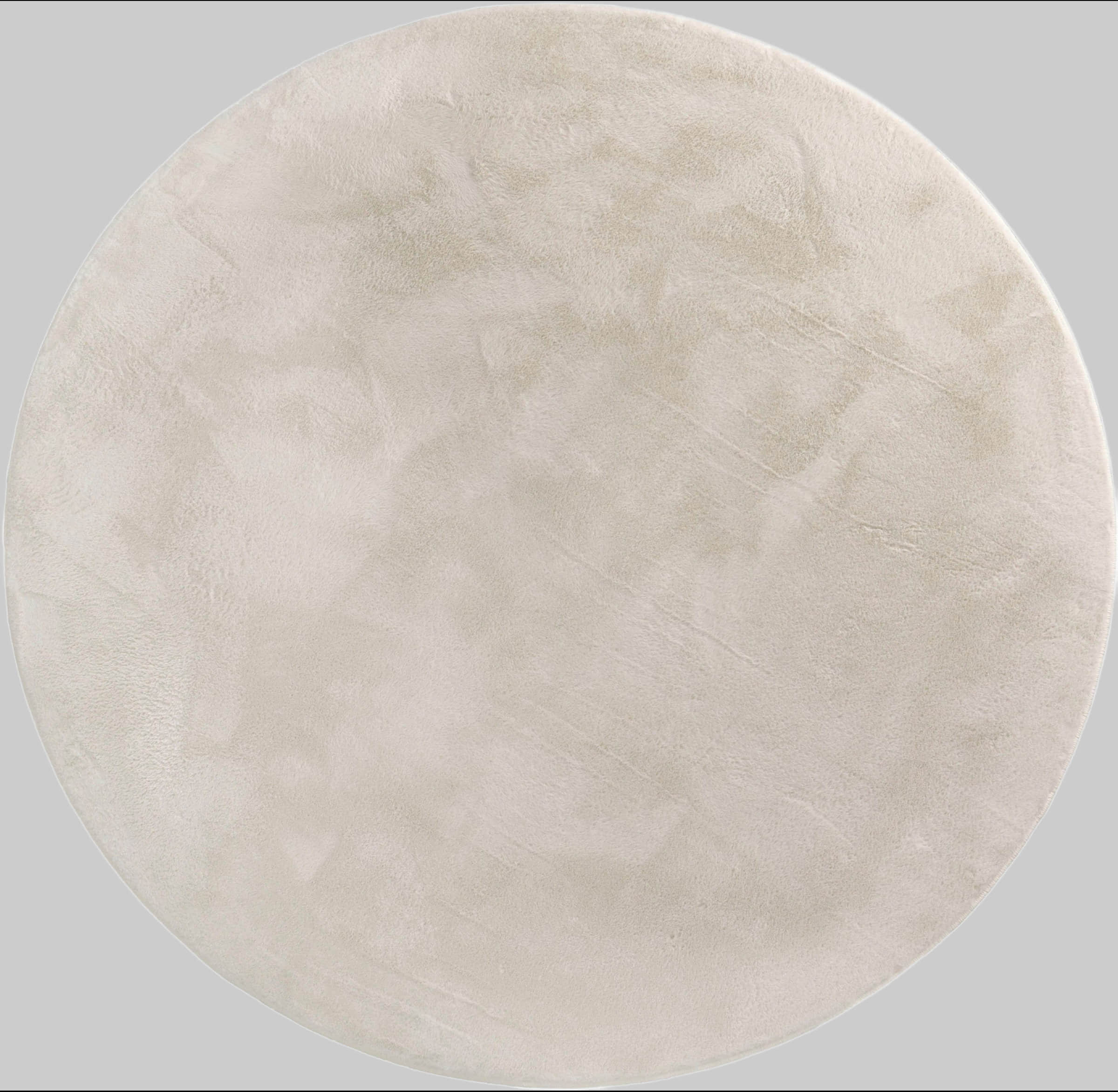 Paco Home Fellteppich »Kunstfell Soft 380« – Rund, 14 mm Hochflor, Kuschelweich – Premium Qualität für Wohnzimmer & Schlafzimmer cream Teppiche Paco Home