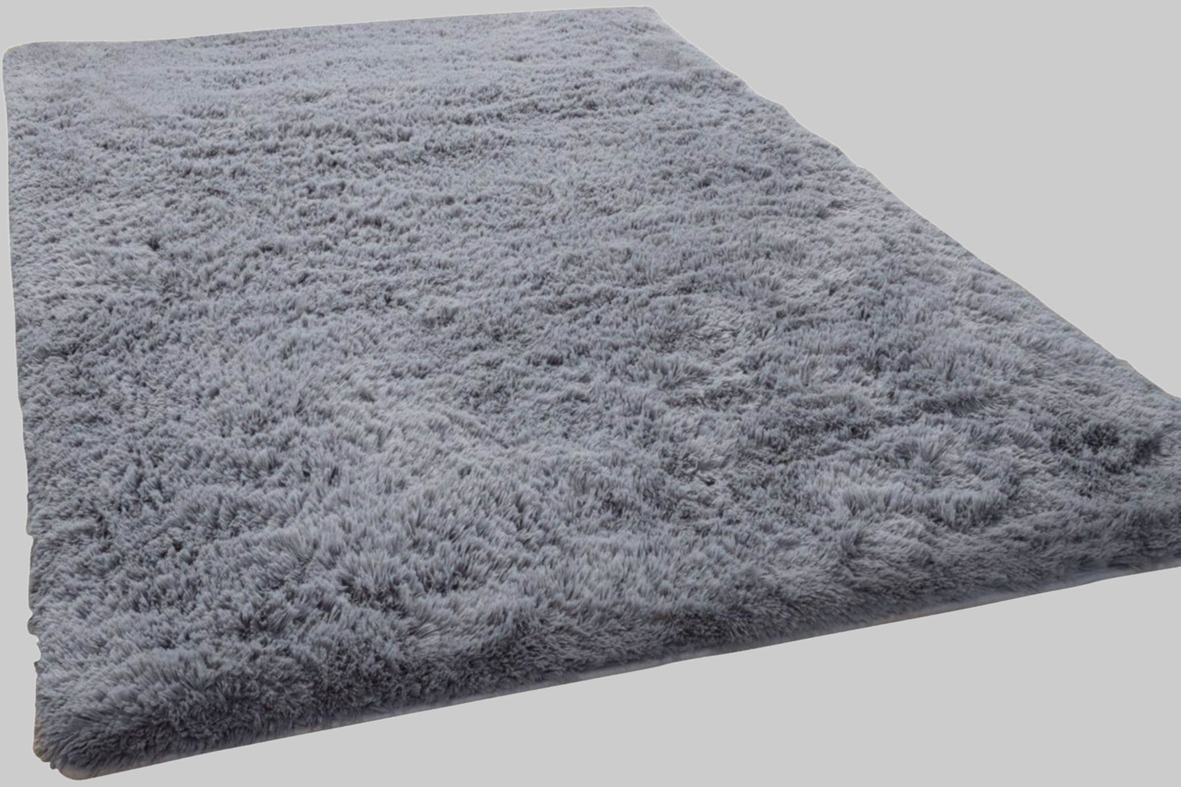 Paco Home Paco Home Hochflor-Teppich Silky 591 | Premium Shaggy Rug | 37mm Extra Soft Pile | Polyester | Living Room & Bedroom | Underfloor Heating Compatible grau Teppiche