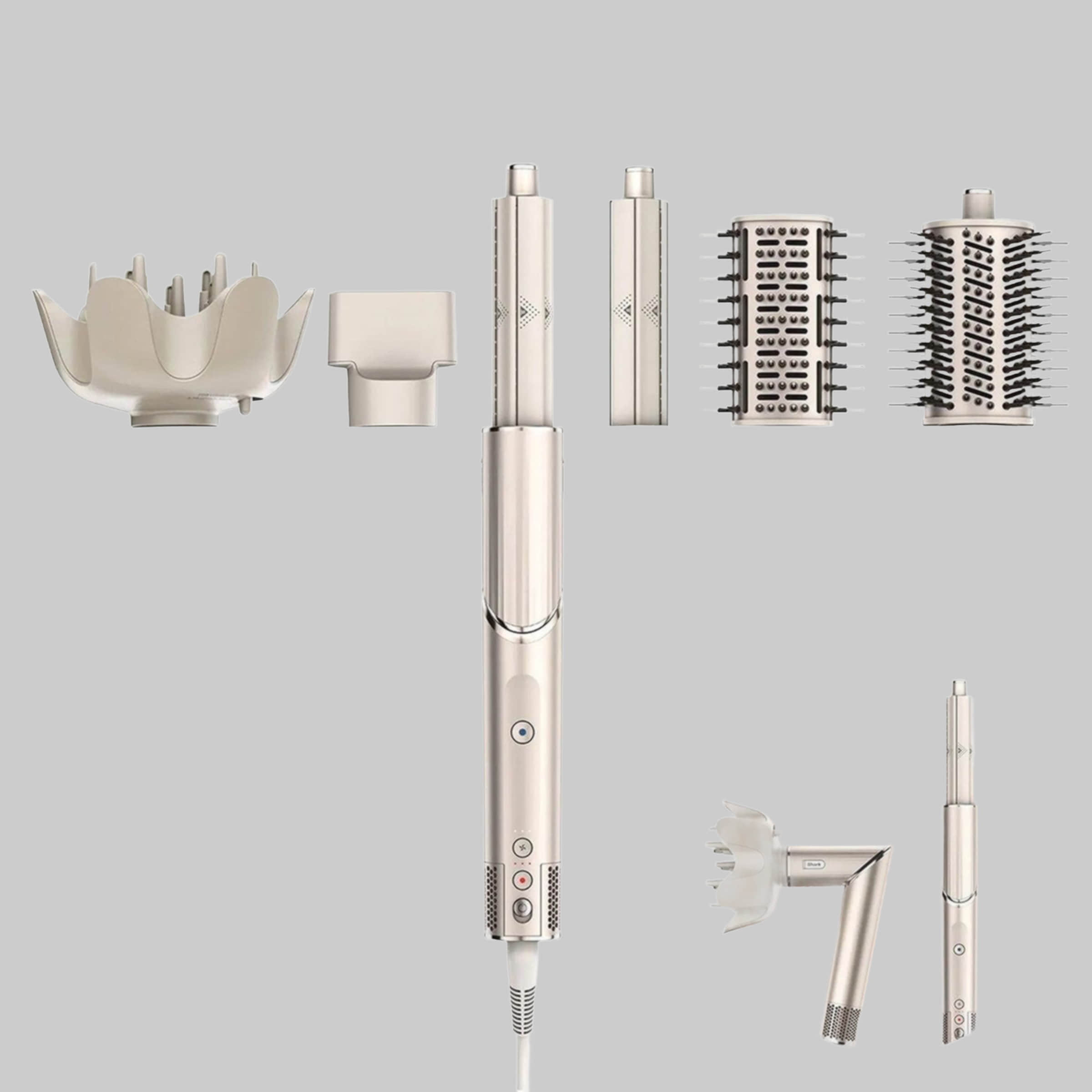 Shark HD440SLEU FlexStyle 5-in-1 Multistyler | Professioneller Haartrockner & Styler mit 5 Aufsätzen & Keramik-Ionen-Technologie Koch- & Backzubehör Shark