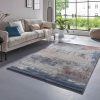 Teppiche TaraCarpet TaraCarpet Argo 63393 Vintage-Teppich | 14 mm hoch | Rechteckig 80x150 cm | Luxus-Qualität in Blau/Grau, Grün/Terracotta oder Beige/Braun | Antistatisch & fußbodenheizungsgeeignet blau