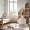 WIESEN.design Bad & Sanitär WIESEN.design KNUT Basket | 61L Woven Cotton Laundry Hamper (41x46cm) | Foldable Storage Basket | Eco-Friendly & Ethical | BSCI/GRS Certified Hellbraun/
