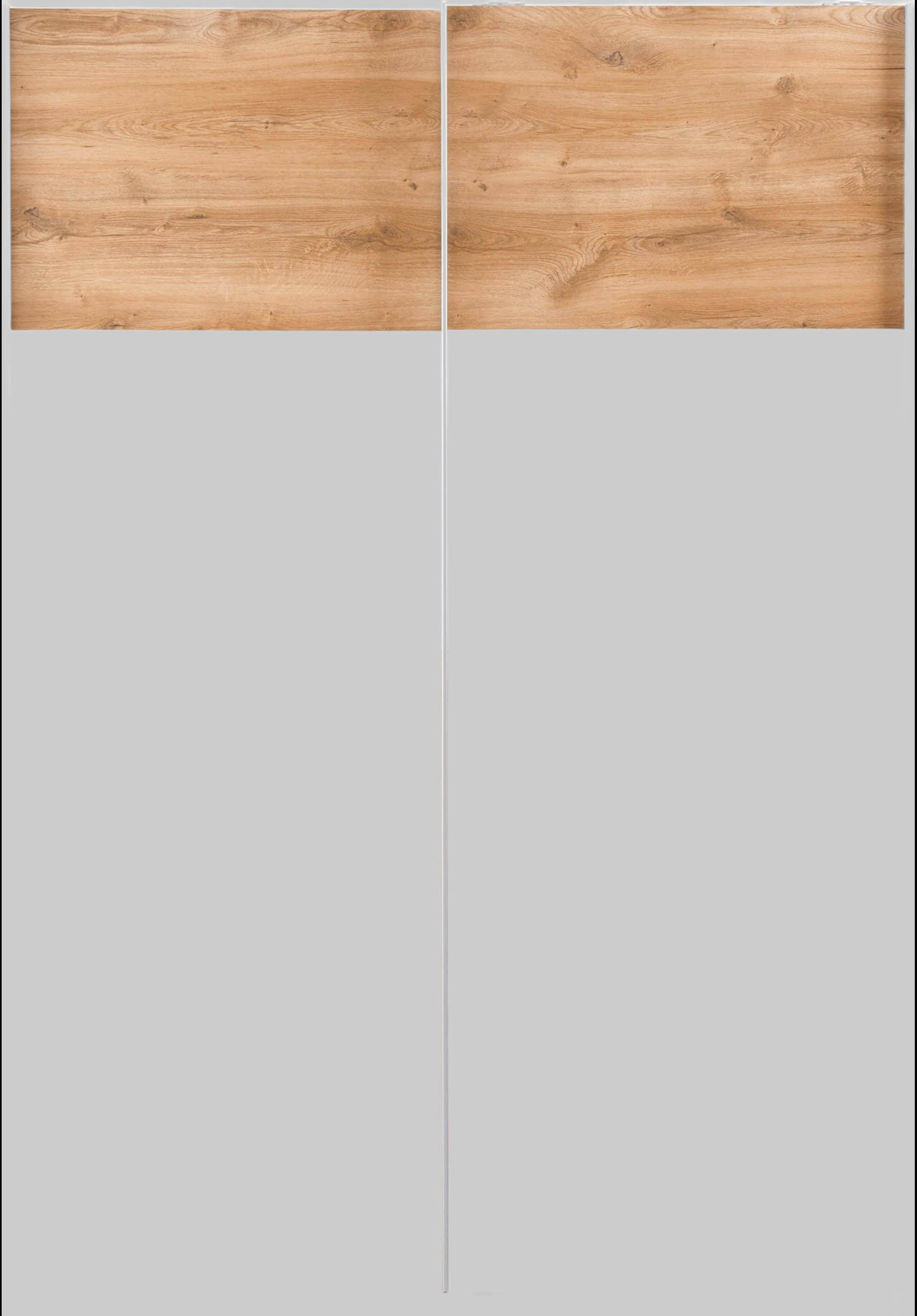 Wimex WIMEX Schwebetürenschrank Bramfeld TOPSELLER | Moderner Kleiderschrank mit Glaselementen (270x208cm) | 2 Einlegeböden | Weiß/Weiß plankeneic Schränke