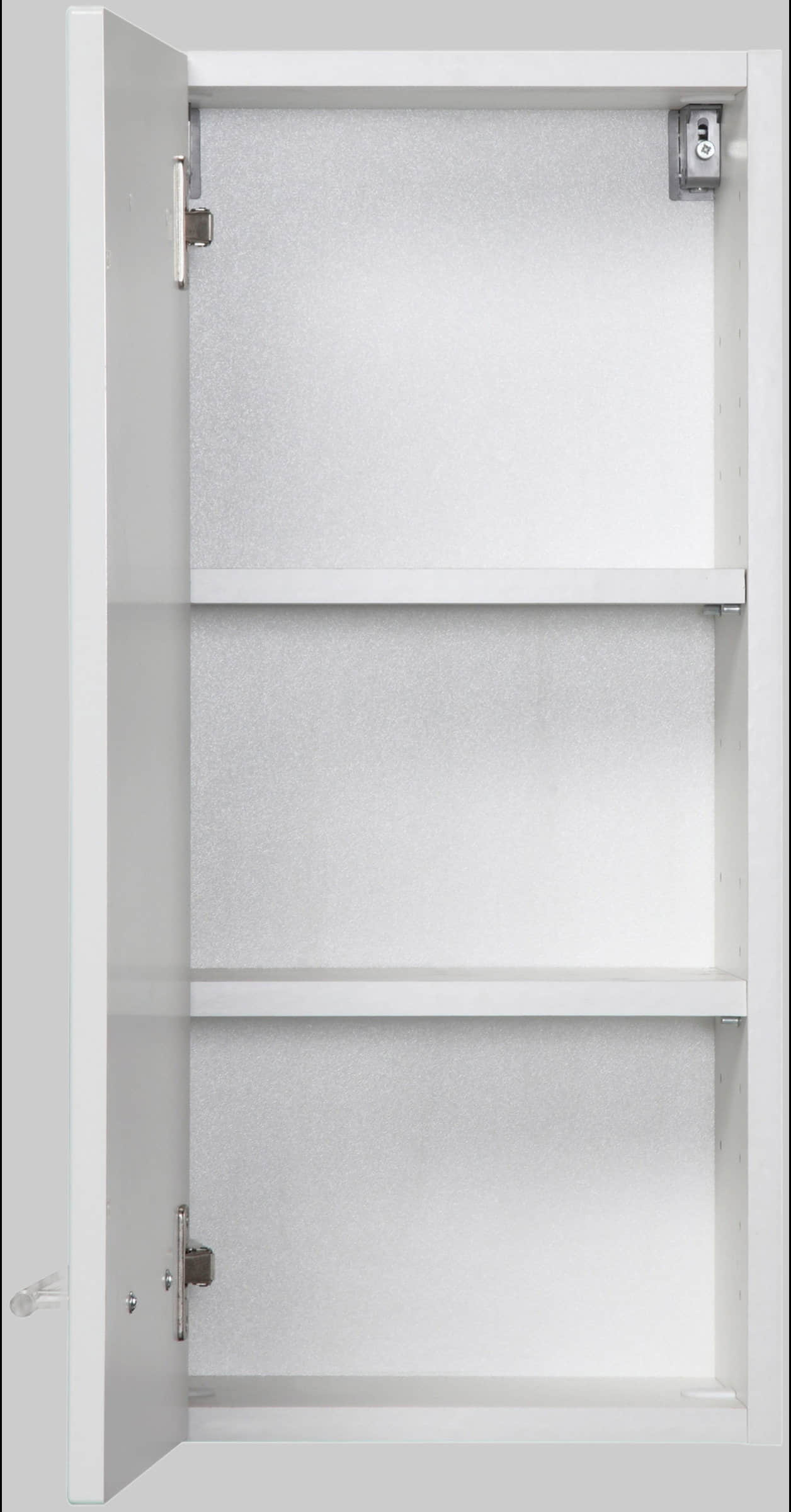 Welltime Hängeschrank Trento - Modernes Badmöbel mit 2 Einlegeböden, 30 cm Breite, Made in Germany weiß Schränke welltime
