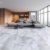 XXVinyl Premium Vinylfliesen selbstklebend | Design-Fliesen mit Holz- & Steinoptik | 30,5x30,5 cm | 2,14 m² pro Packung | Einfache Verlegung | Wasserfest marmor weiss Bauen & Renovieren XXVinyl