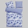 andas andas Nordby Reversible Cotton Bedding Set | 2-Piece Scandinavian Design | OEKO-TEX Certified | 135x200 cm+ Sizes | Year-Round Comfort blau Bettwäsche