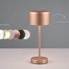 Lampen lightling lightling Julien Premium LED Table Lamp - USB-C Rechargeable, Touch Dimmable (3 Levels), 20H Battery, Warm White Light - Modern Metal Design for Home/Office (12x30cm) coffee
