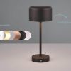 lightling Julien Premium LED Table Lamp - USB-C Rechargeable, Touch Dimmable (3 Levels), 20H Battery, Warm White Light - Modern Metal Design for Home/Office (12x30cm) schwarz matt Lampen lightling